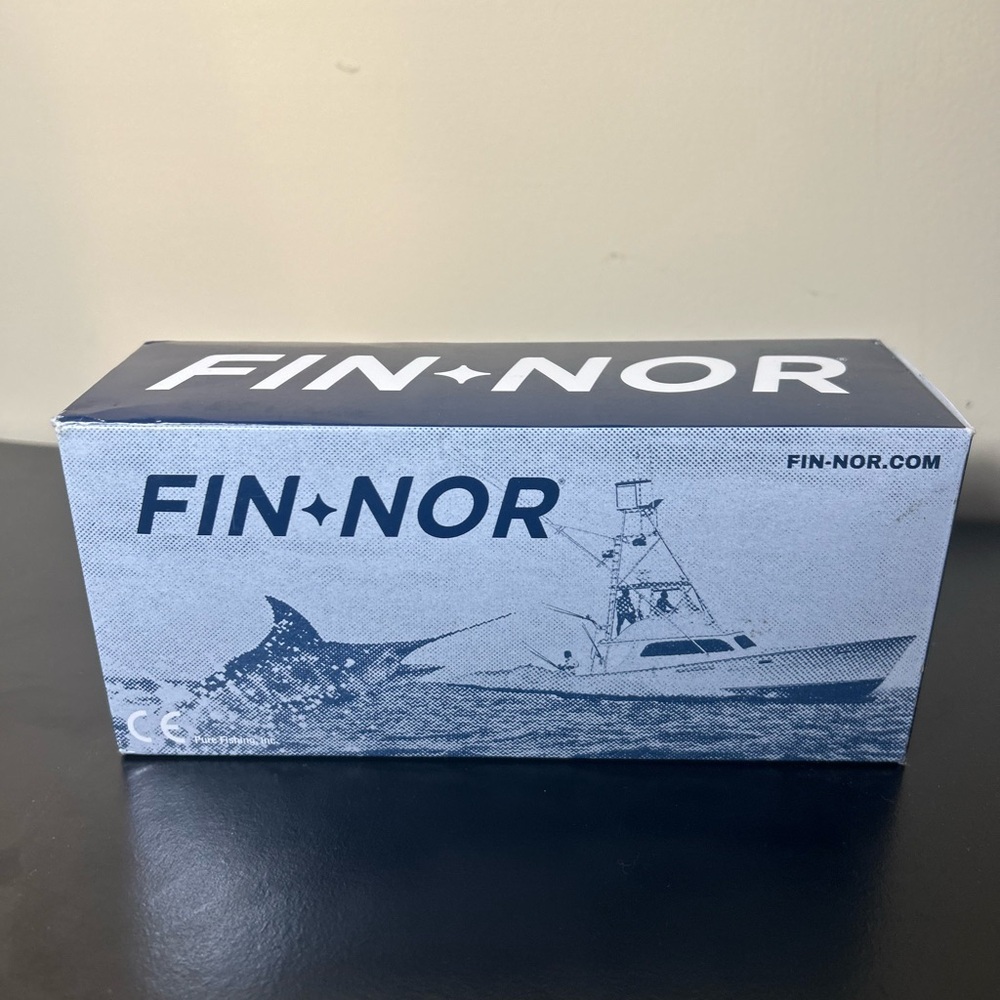 Fin Nor Matte Sienna Glasses with Blue Polarized Lenses - Picture 4 of 5
